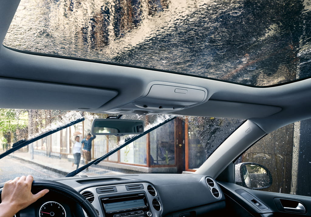 Widoczność w deszczu i praca wycieraczek